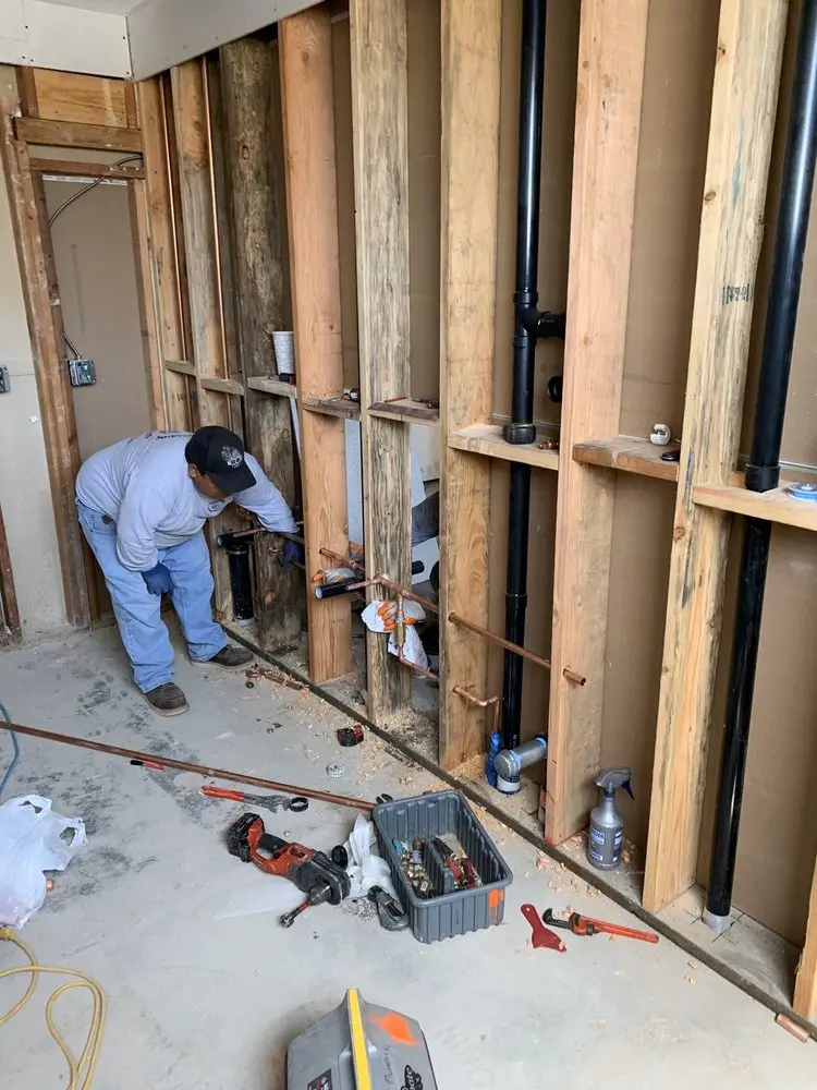 Commercial rough-in plumbing for Gas Line Repair in Hickam Housing